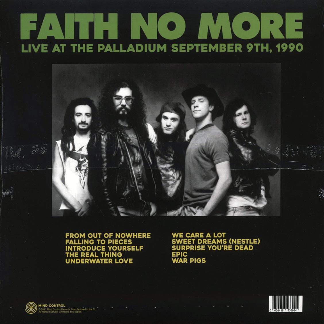 Faith No More - Obsession Rules Me: Live In Los Angeles September 1990 (ltd. 500 copies made)
