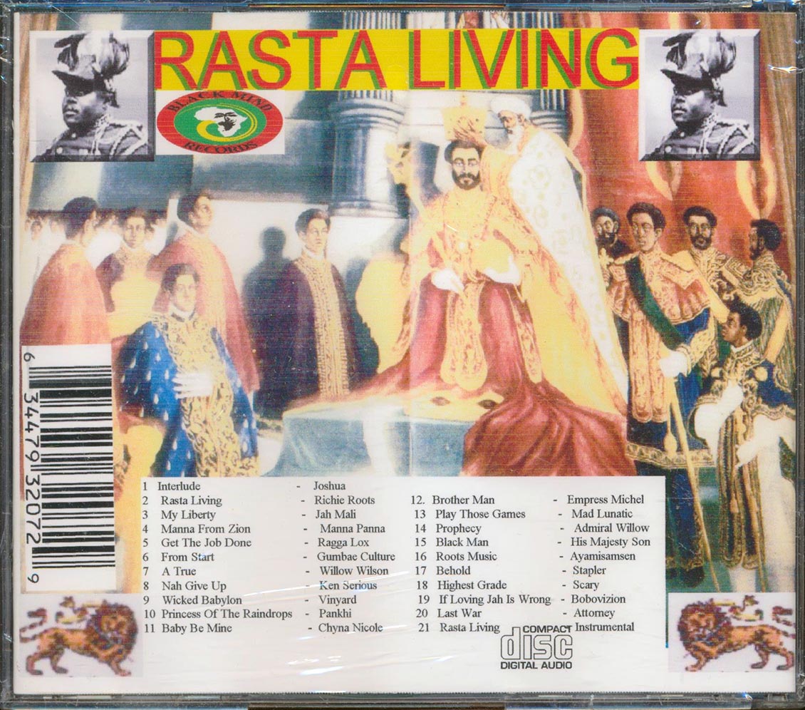 Jahmali, Ragga Lox, Admiral Willow, Gumbae Culture, Etc. - Rasta Living (21 tracks)