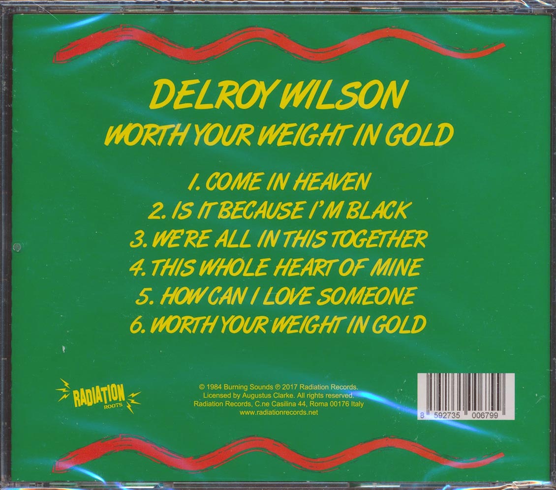 Delroy Wilson - Worth Your Weight In Gold
