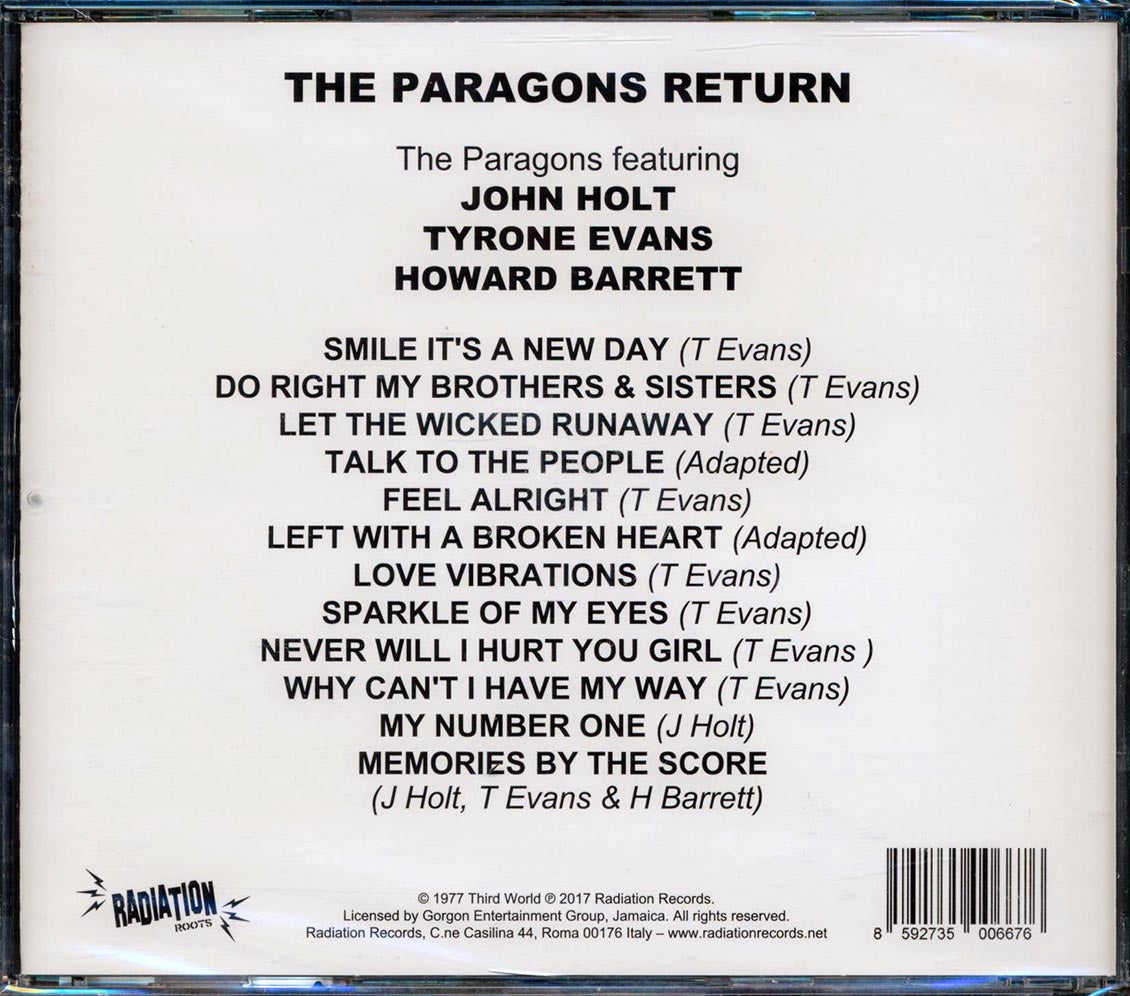 The Paragons - The Paragons Return