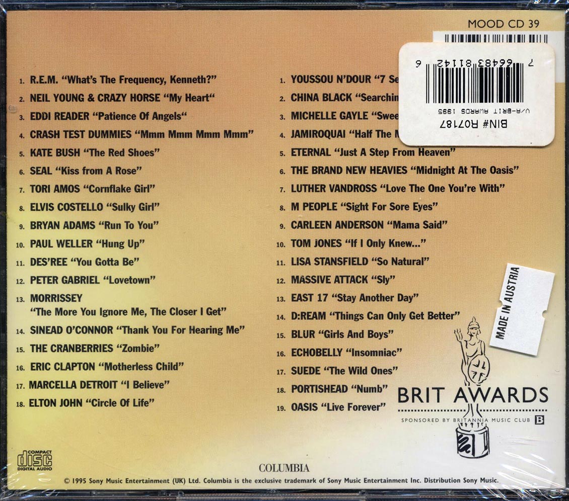 REM, Neil Young, Eddi Reader, Seal, Tori Amos, Etc. - The Awards 1995 (30 tracks) (2xCD)