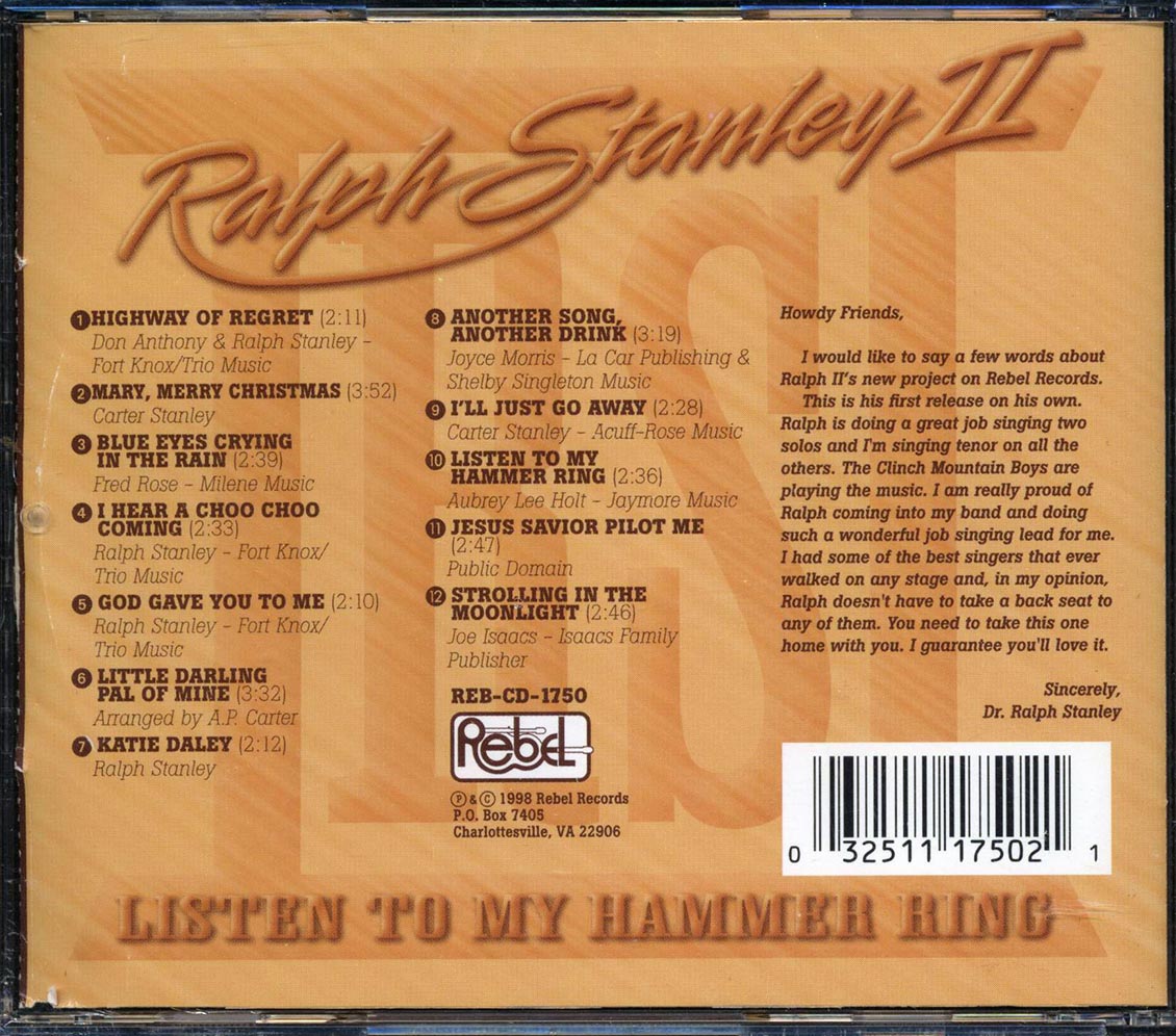 Ralph Stanley II - Listen To My Hammer Ring