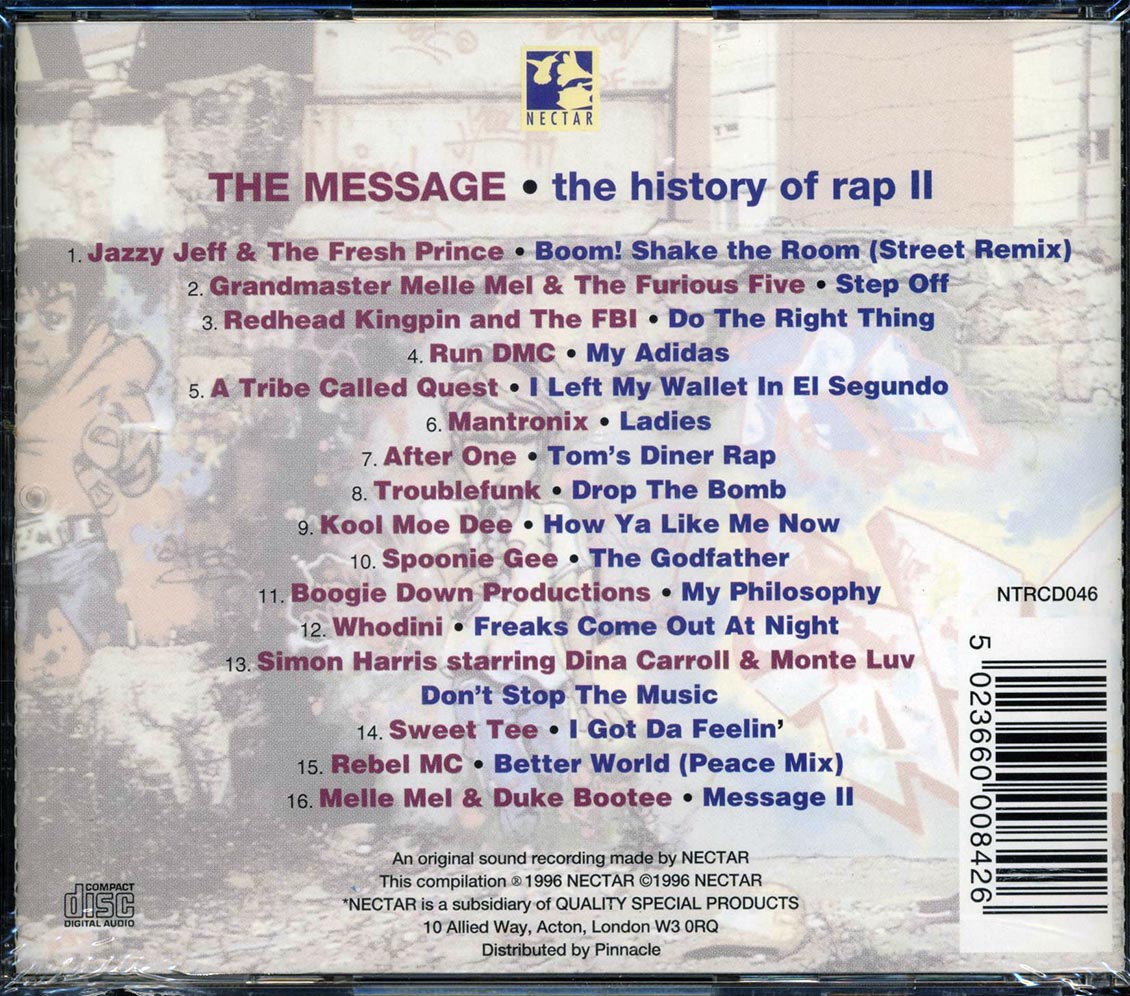 Grandmaster Flash, Run DMC, DJ Jazzy Jeff, Etc. - The Message: The History Of Rap II