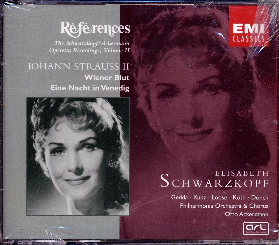 Johann Strauss Jr., Elisabeth Schwarzkopf, Nicolai Gedda, Etc. - References (2xCD)