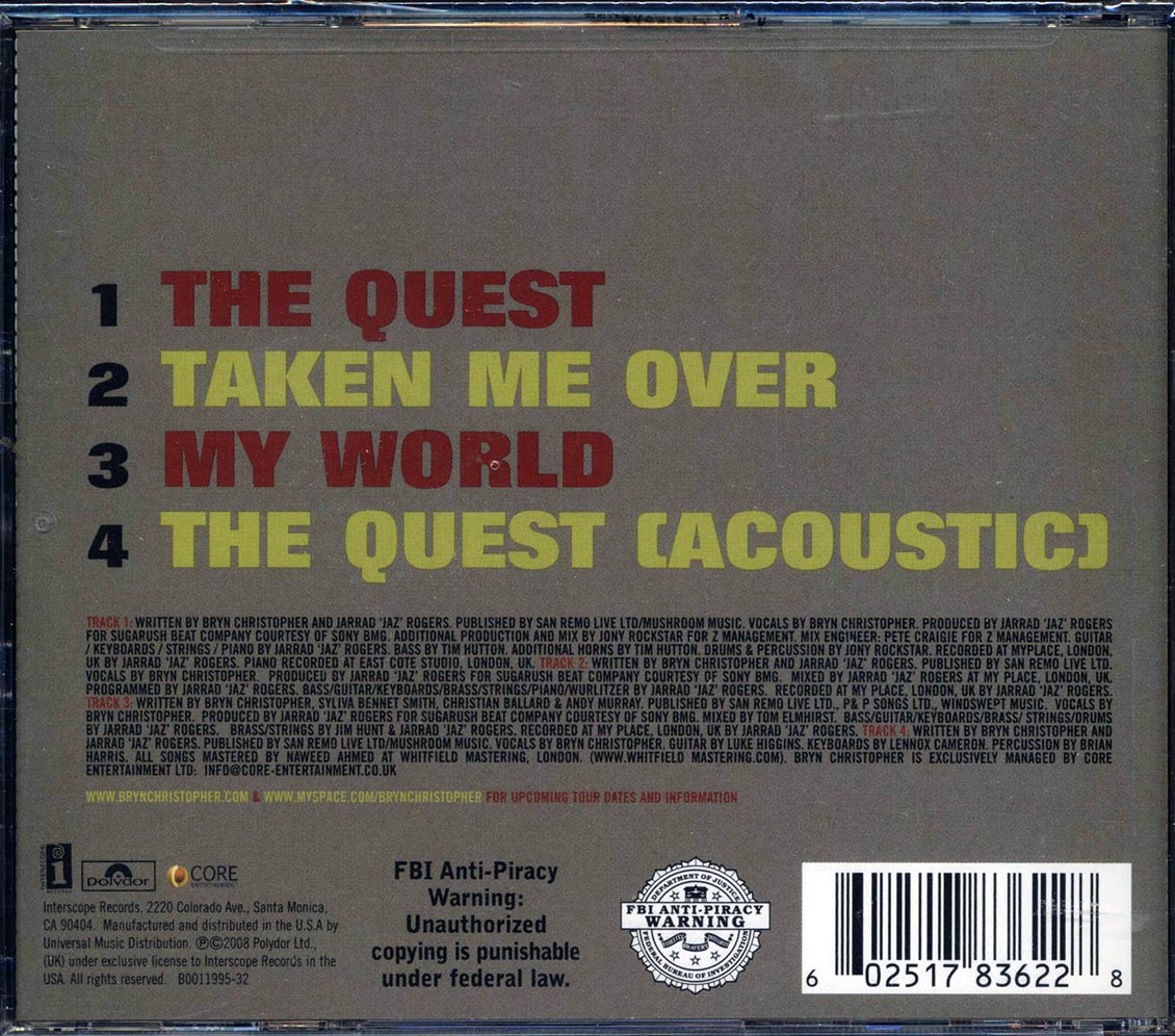 Bryn Christopher - The Quest EP
