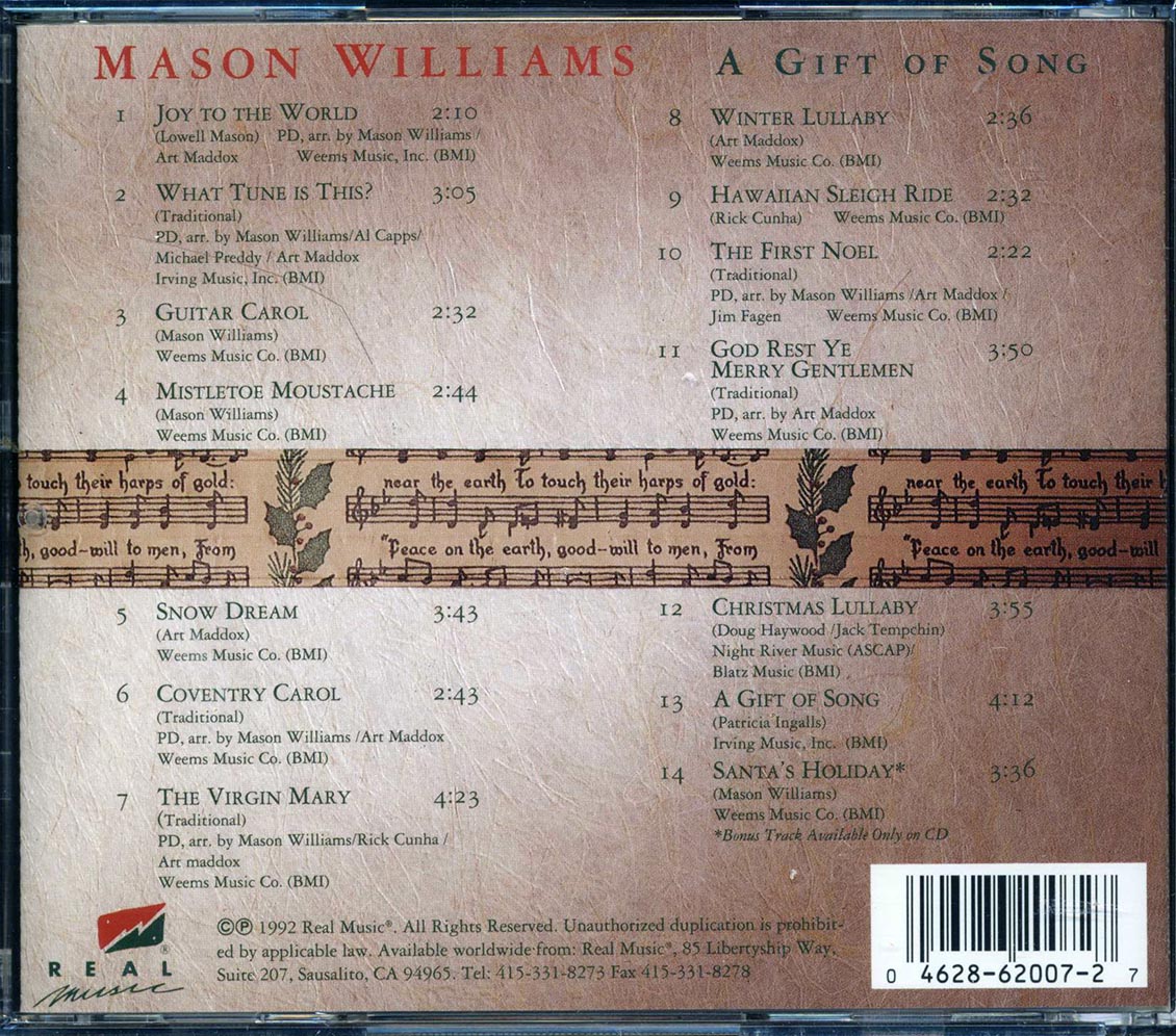 Mason Williams - A Gift Of Song