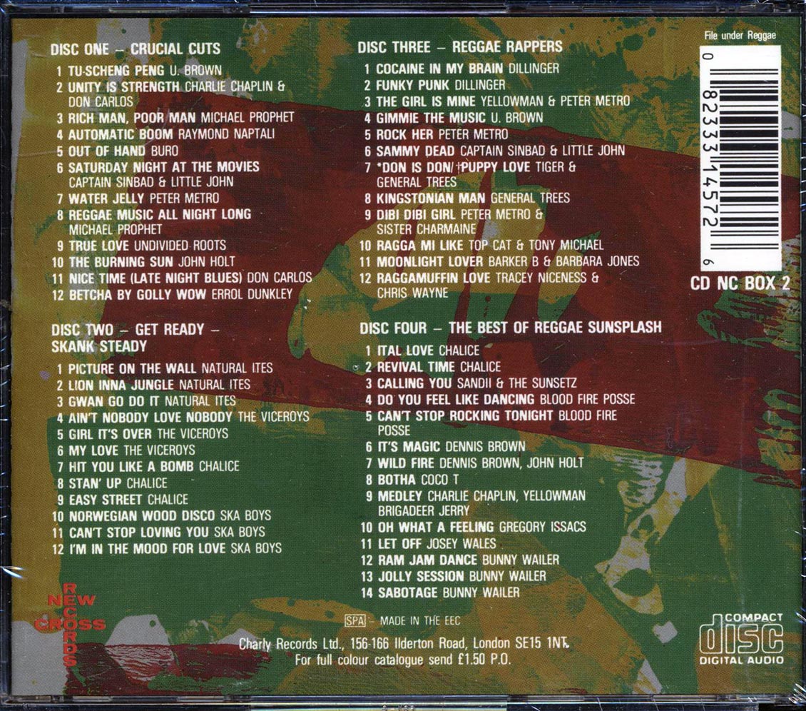 Don Carlos, U Brown, Charlie Chaplin, Michael Prophet, Etc. - Reggae Music All Night Long (50 tracks) (4xCD)