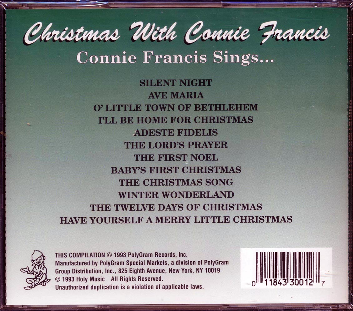 Connie Francis - Christmas With Connie Francis
