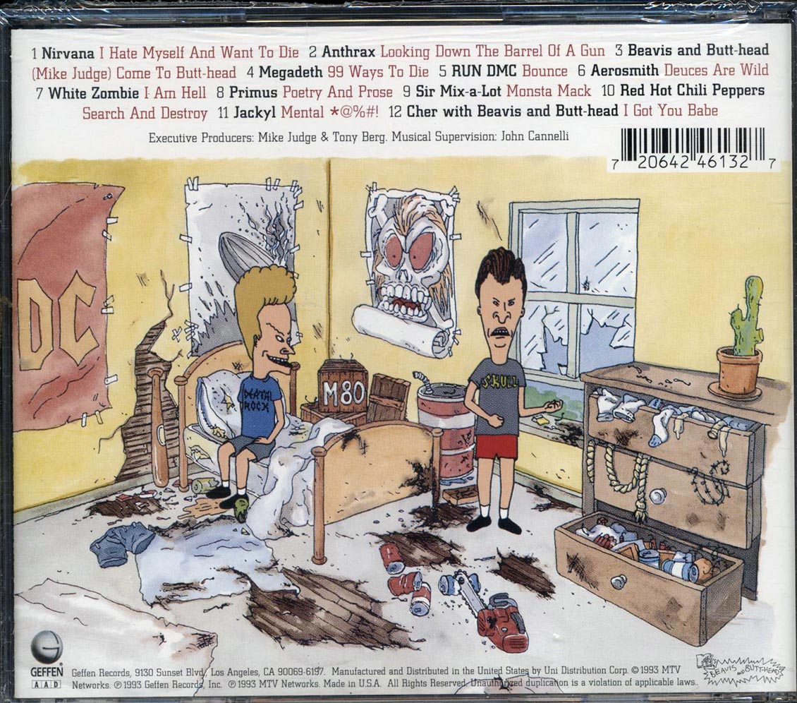 Nirvana, Anthrax, Megadeth, Run DMC, Etc. - The Beavis And Butt-Head Experience