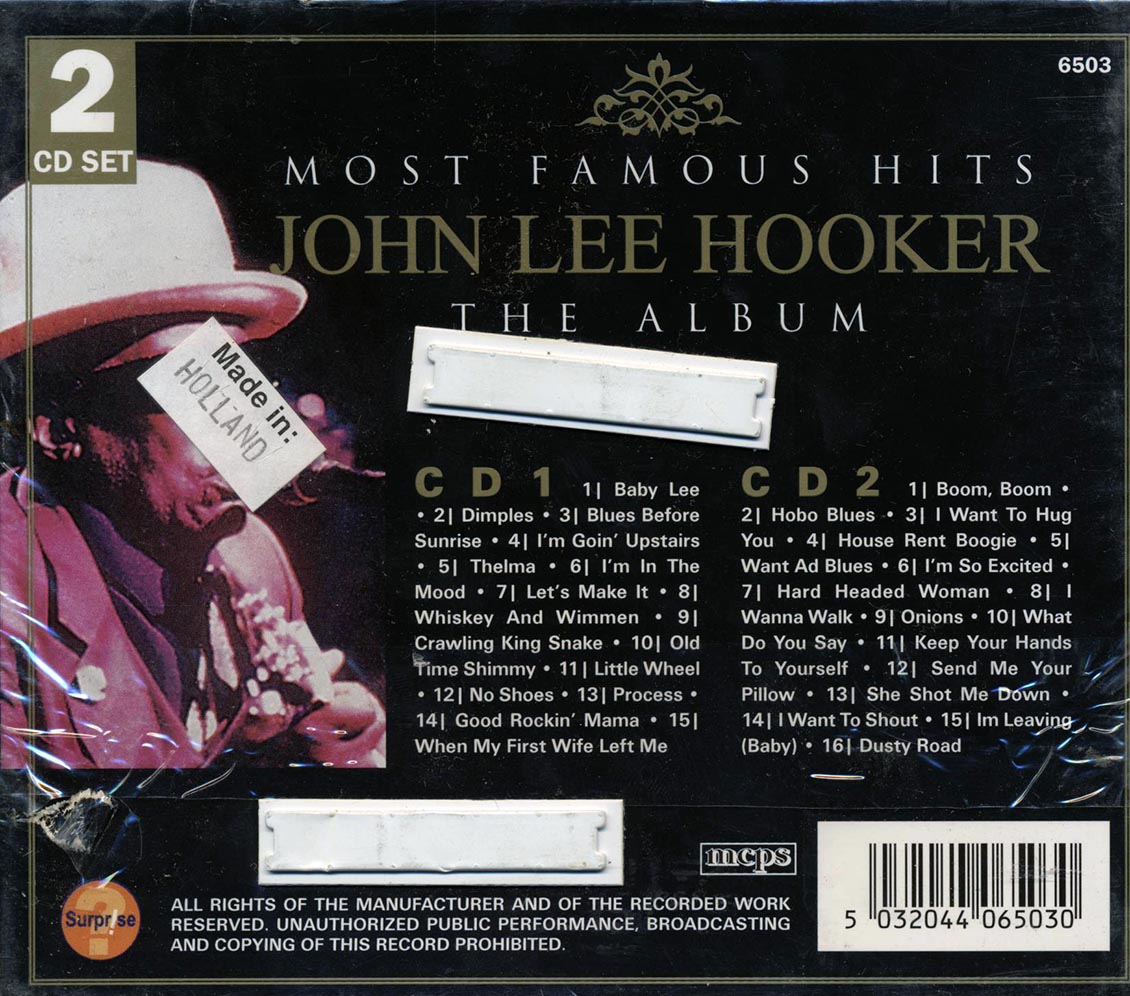 John Lee Hooker - Most Famous Hits: The Album (2xCD)