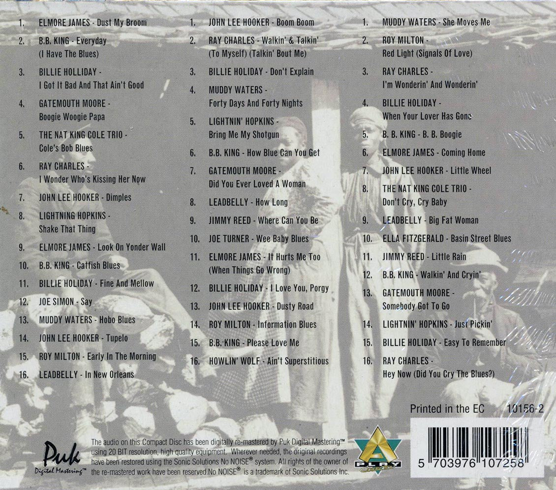 John Lee Hooker, Ray Charles, BB King, Billie Holiday, Etc. - Classic Blues: 40 Classic Blues Tracks (48 tracks) (3xCD)