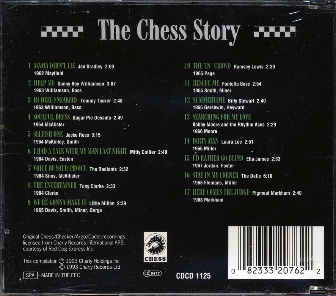 Sonny Boy Williamson, Jan Bradley, Tommy Tucker, Etc. - The Chess Story Volume 3: From R & B To Soul