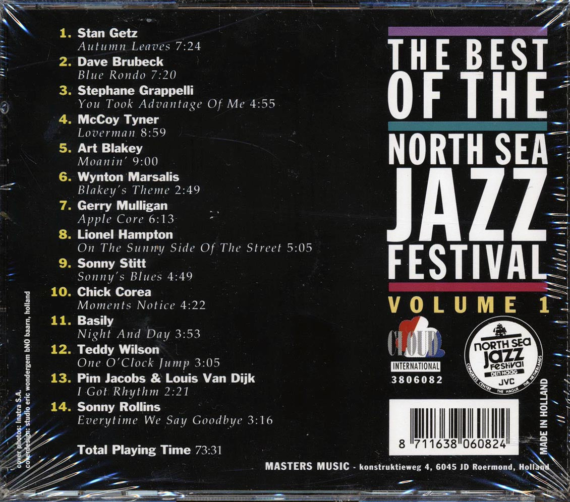 Stan Getz, Dave Brubeck, Stephane Grappelli, Art Blakey, Etc. - The Best Of The North Sea Jazz Festival Volume 1