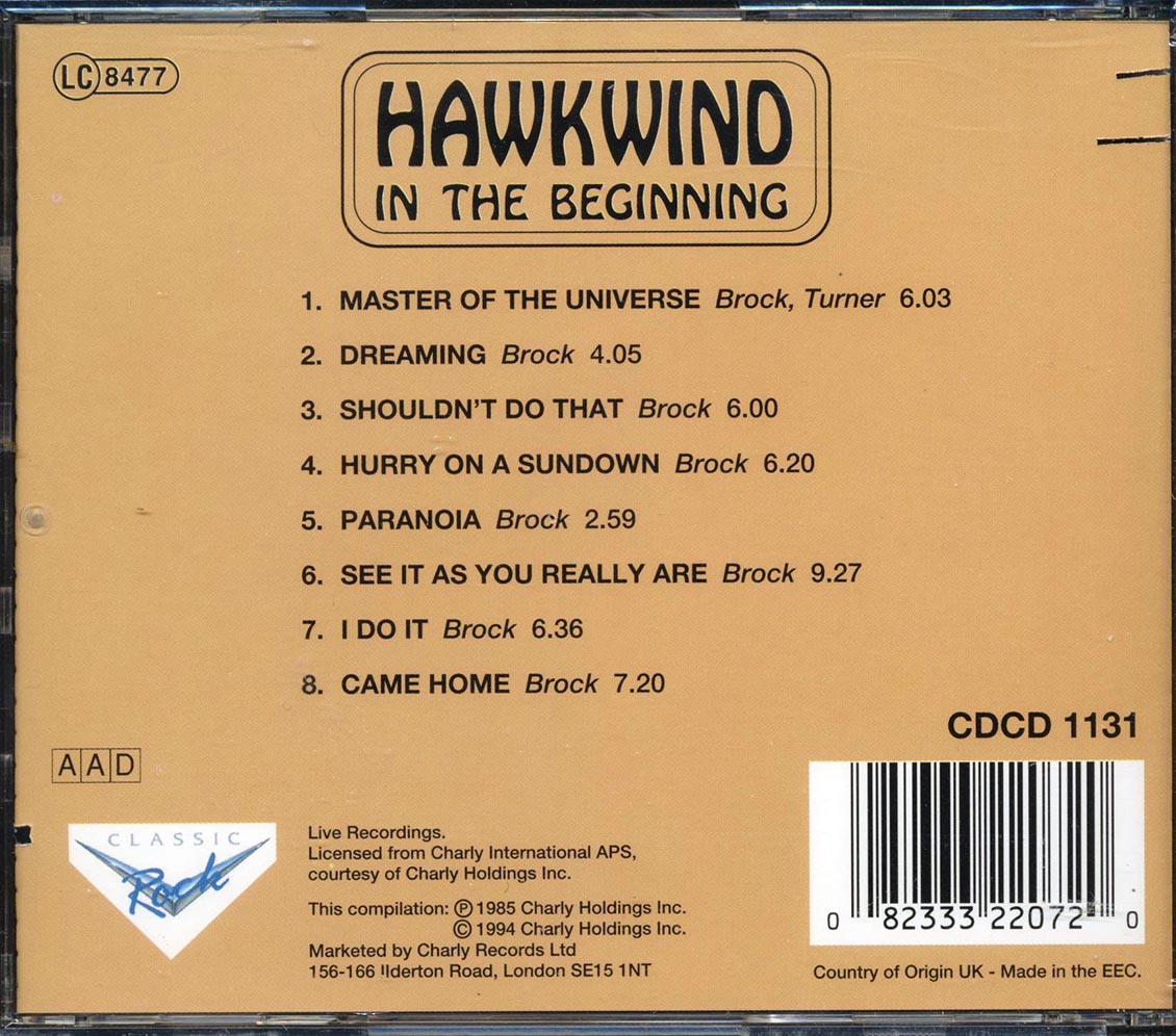Hawkwind - In The Beginning (marked/ltd stock)