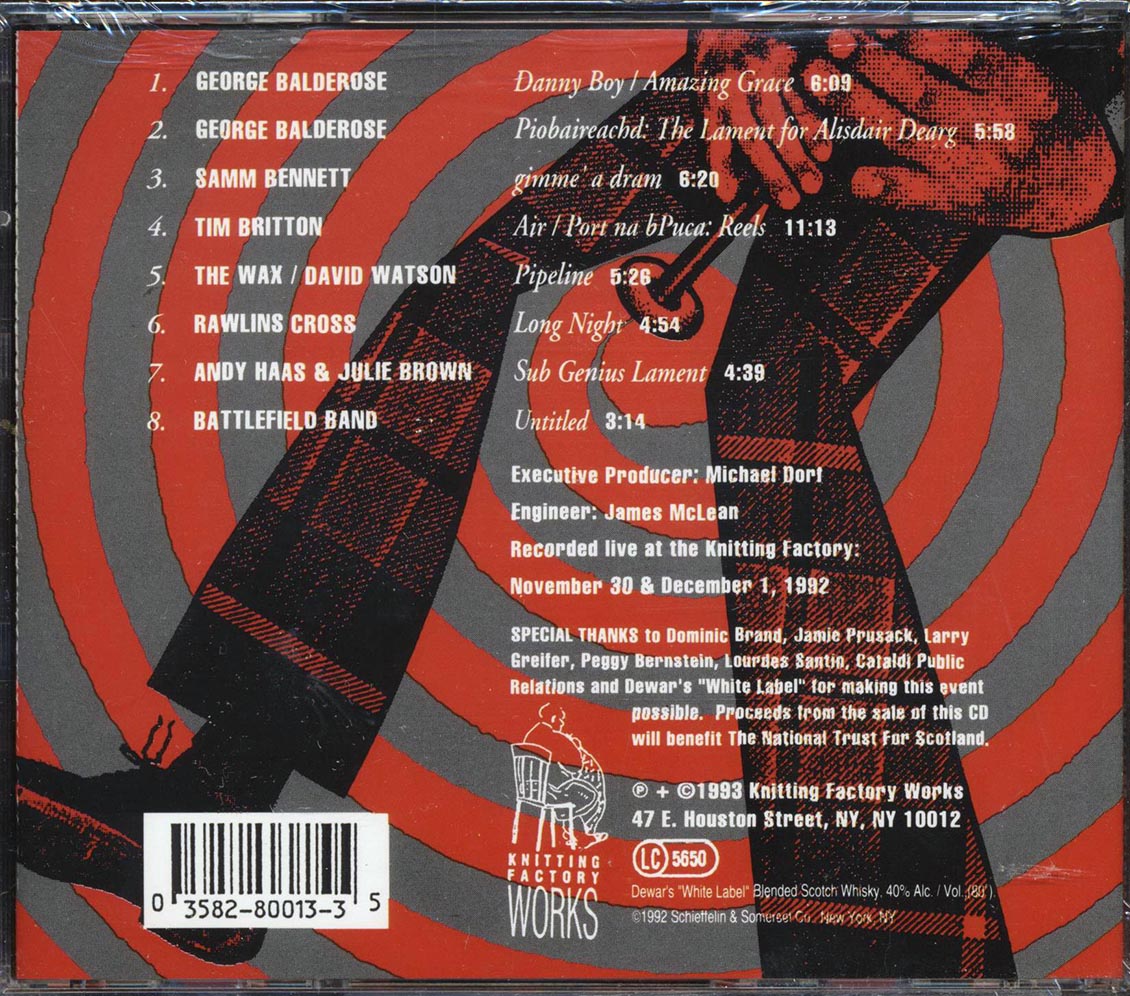 George Balderose, Samm Bennett, Tim Britton, Etc. - Dewar's Bagpipe Festival: Live At The Knitting Factory