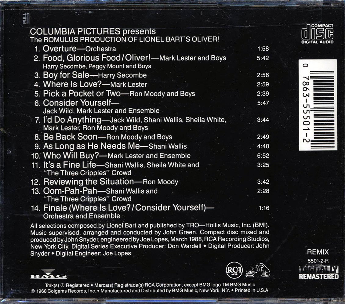 Lionel Bart - Oliver: Original Soundtrack