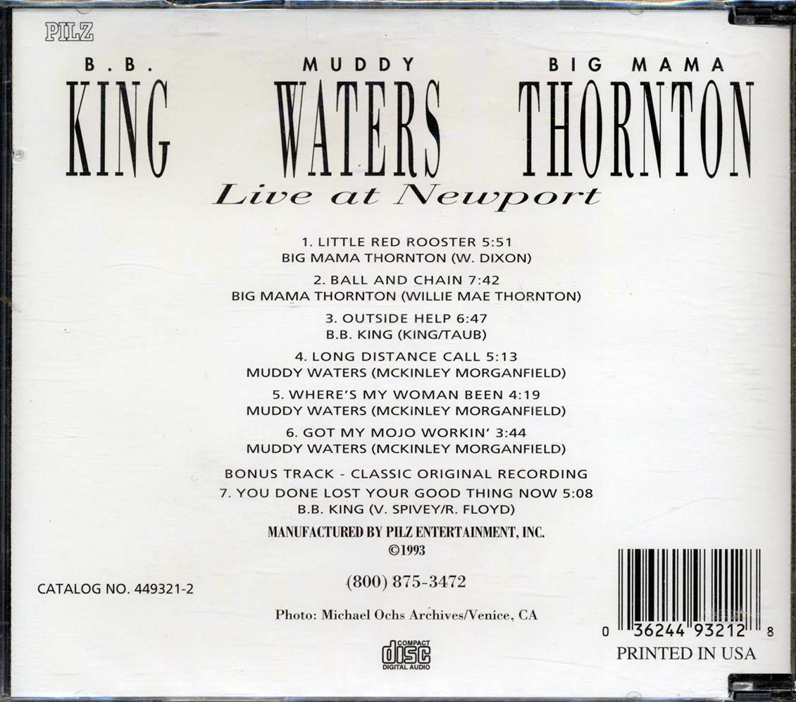 BB King, Big Mama Thornton, Muddy Waters - Live At Newport