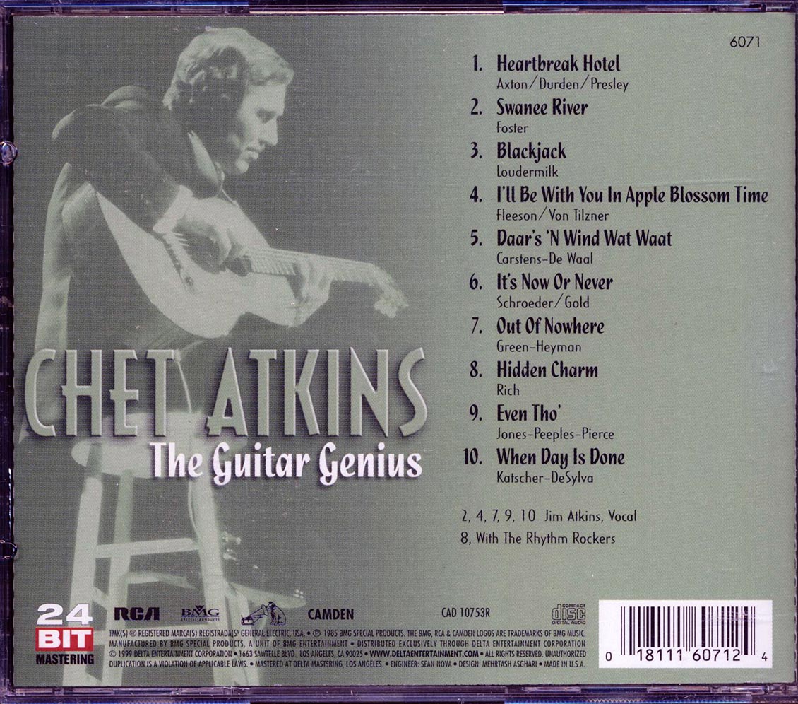 Chet Atkins - The Guitar Genius (remastered) (24-bit mastering)