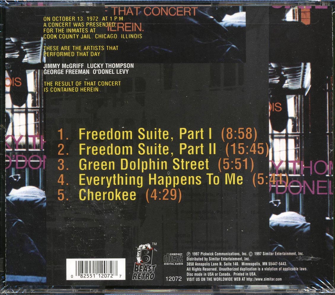 Jimmy McGriff, Lucky Thompson, George Freeman, O'Donel Levy - Friday The 13th: Cook County Jail