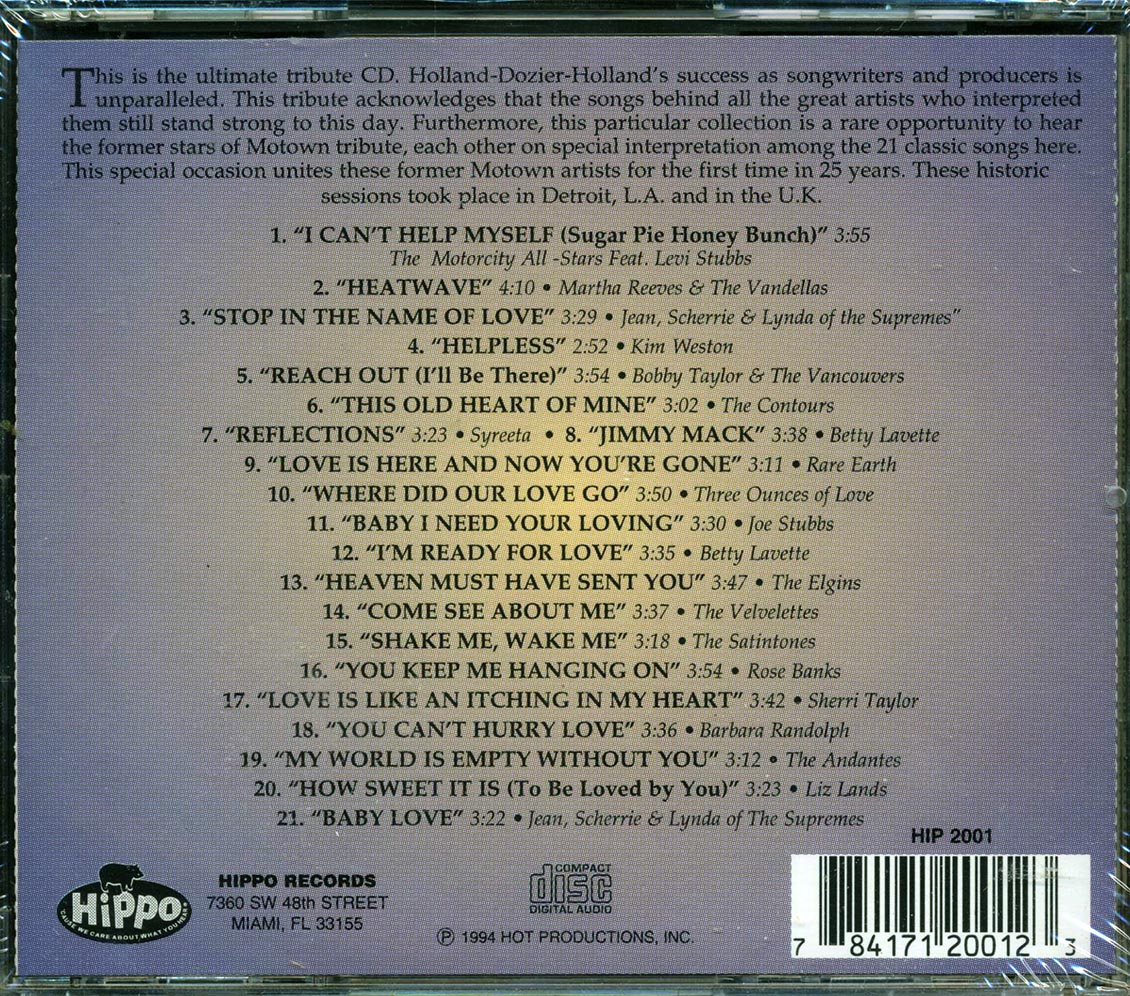 The Contours, Martha Reeves & The Vandellas, Syreeta, Etc. - Shake Me, Wake Me: A Tribute To Holland-Dozier-Holland