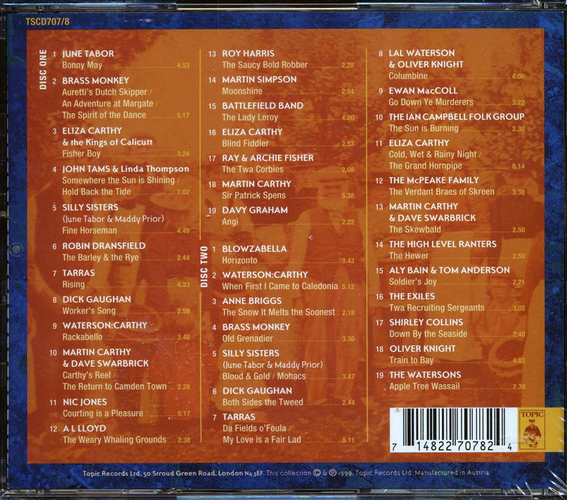 June Tabor, Brass Monkey, Silly Sisters, Etc. - The Folk Collection (38 tracks) (2xCD)