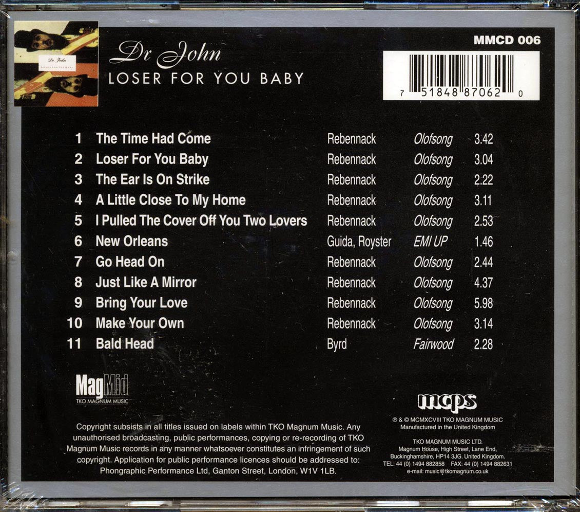 Dr. John - Loser For You Baby