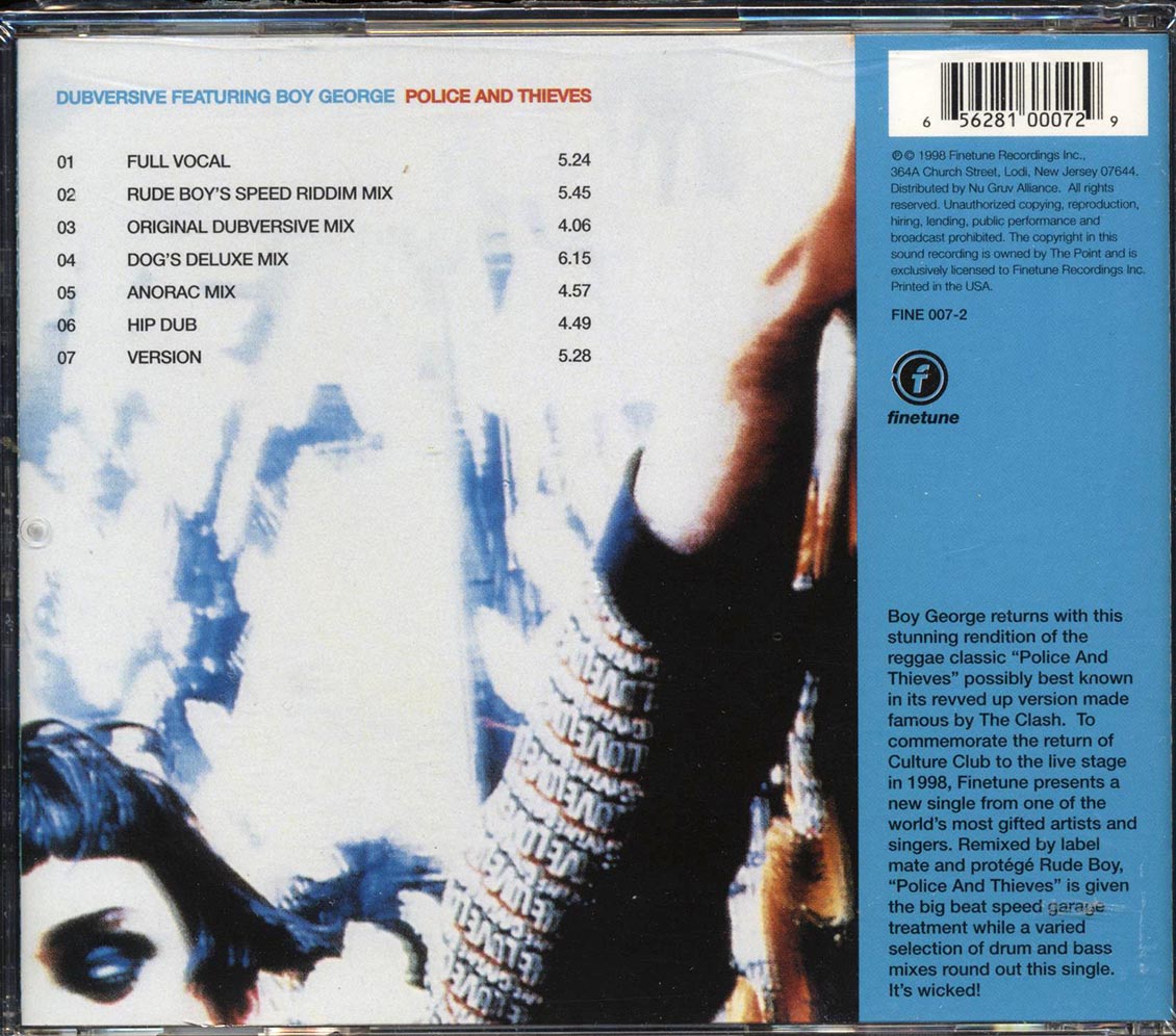 Dubversive, Boy George - Police And Thieves