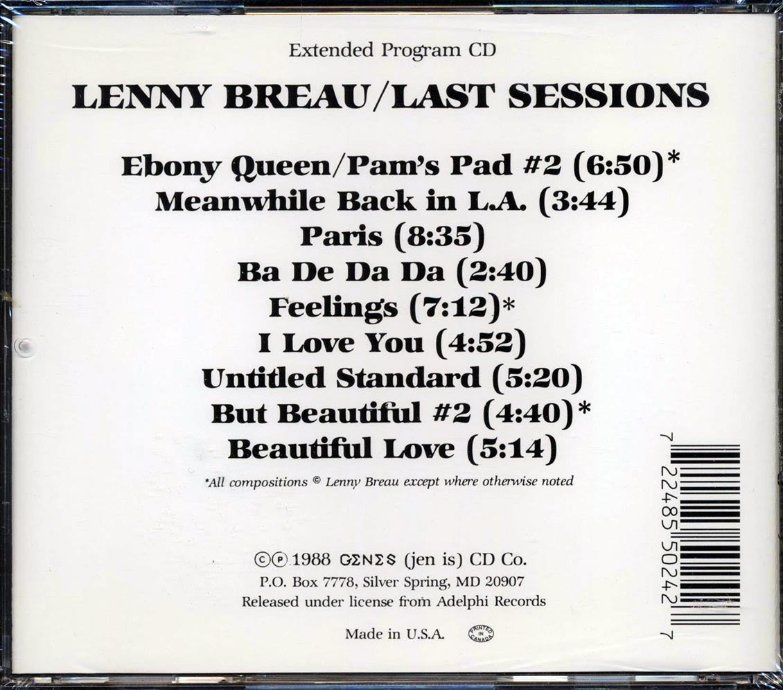 Lenny Breau - Last Sessions
