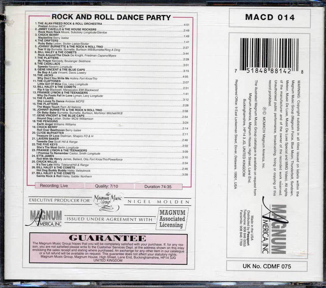 Chuck Berry, Drifters, Platters, Etc. - Alan Freed Rock And Roll Dance Party (marked/ltd stock)