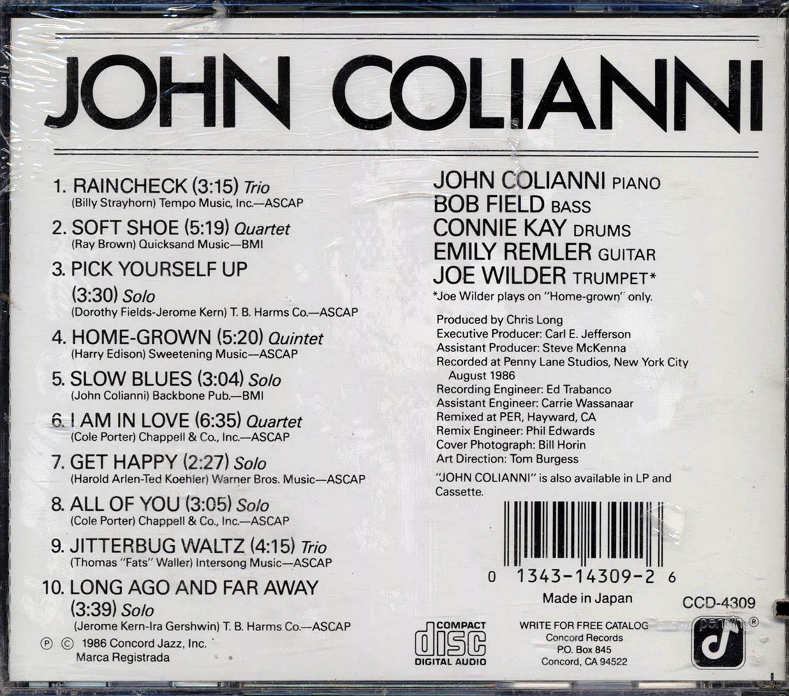 John Colianni - John Colianni (marked/ltd stock)