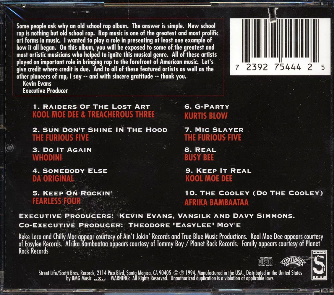 Kool Moe Dee, The Furious Five, Whodini, Etc. - Raiders Of The Lost Art (marked/ltd stock)