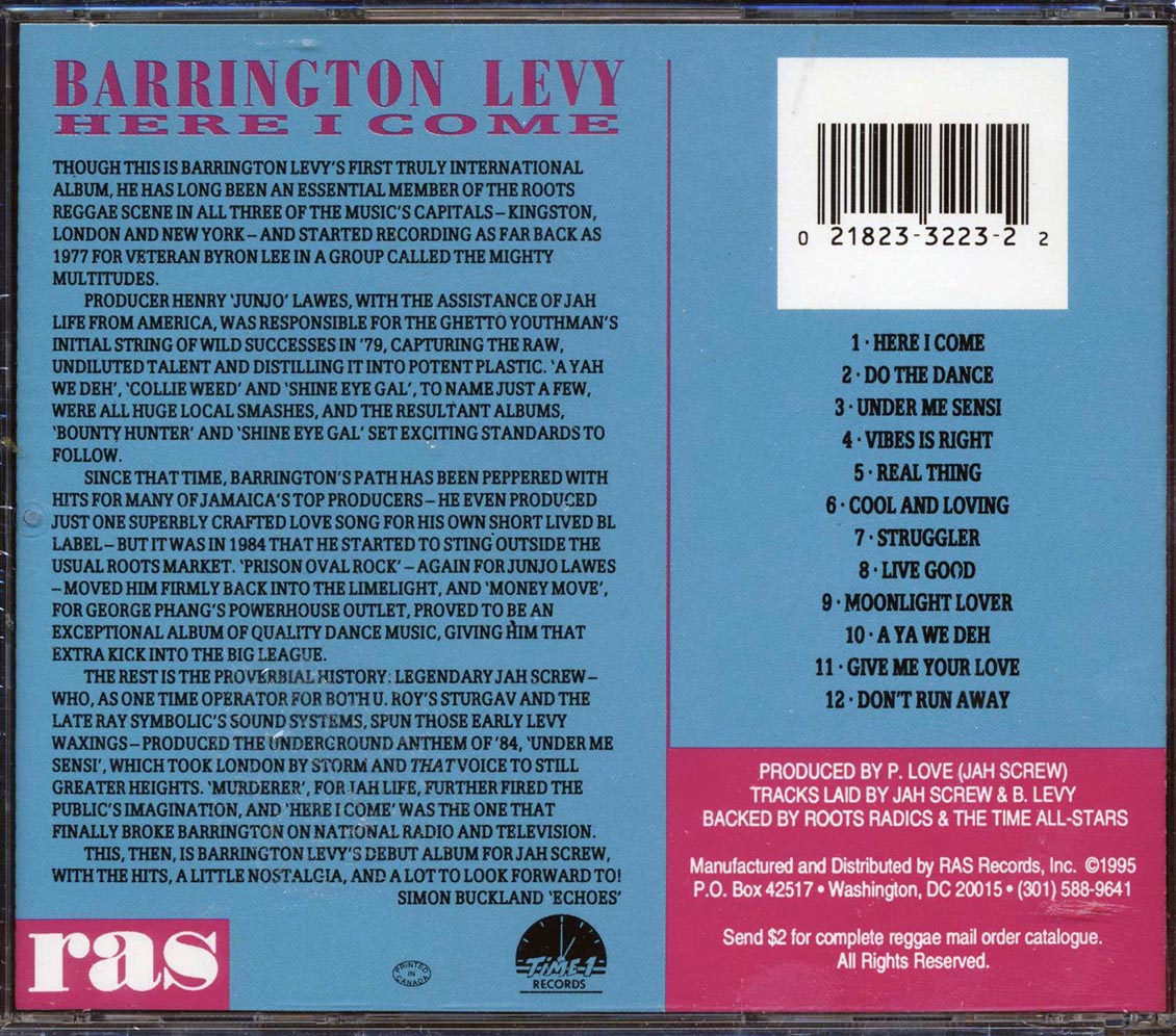 Barrington Levy - Here I Come