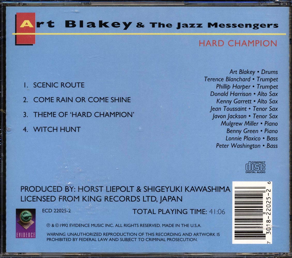 Art Blakey & The Jazz Messengers - Hard Champion