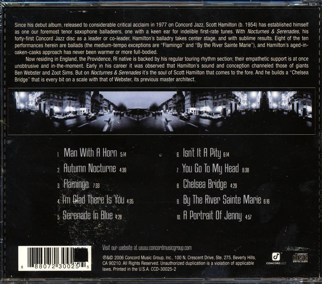 Scott Hamilton - Nocturnes & Serenades (marked/ltd stock)