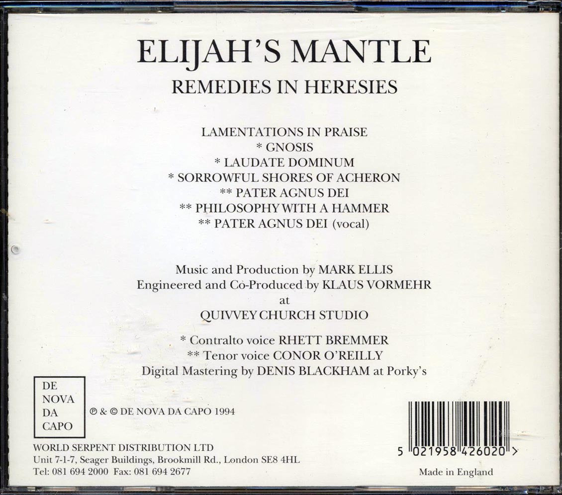 Elijah's Mantle - Remedies In Heresies