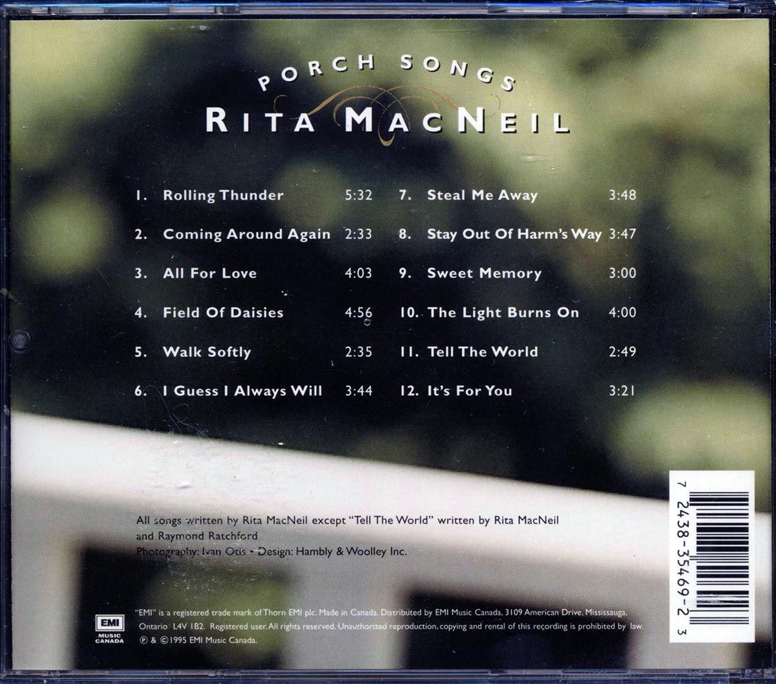 Rita MacNeil - Porch Songs