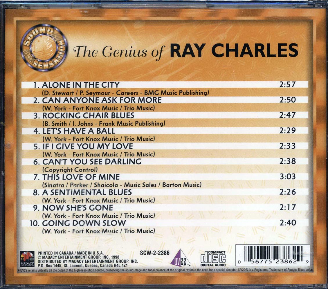 Ray Charles - The Genius Of Ray Charles