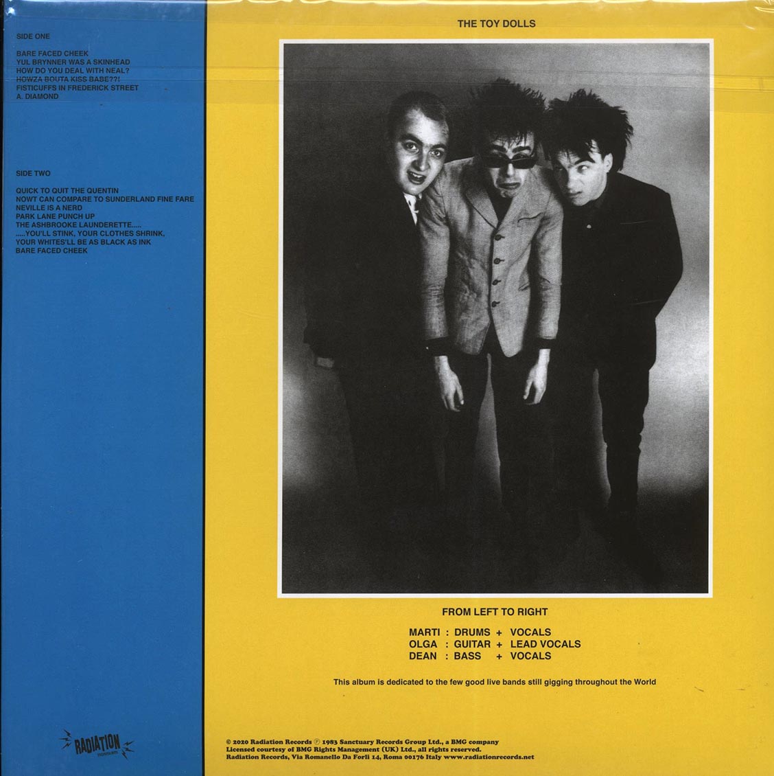 The Toy Dolls - Bare Faced Cheek (remastered)
