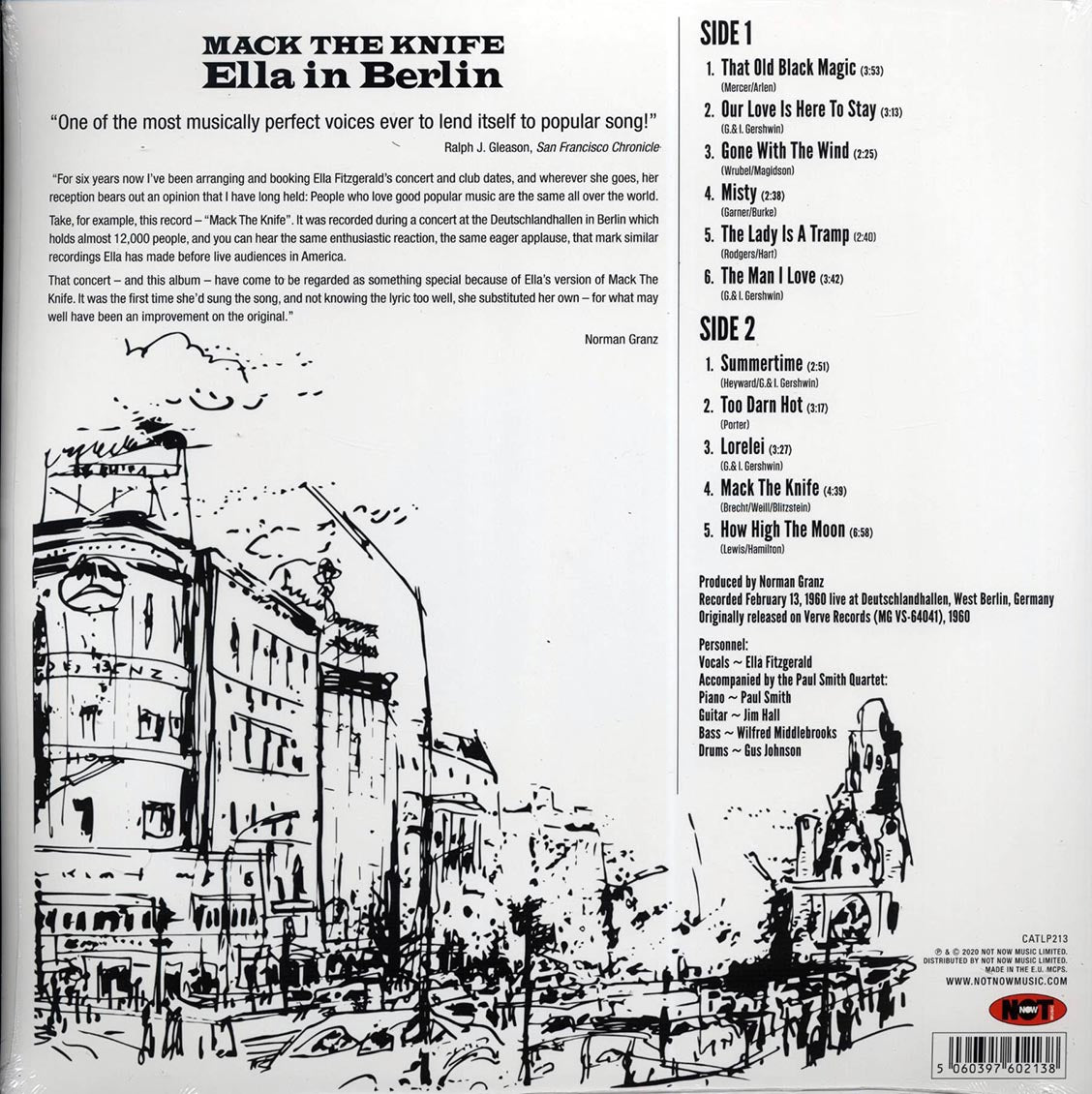 Ella Fitzgerald - Mack The Knife: Ella In Berlin (180g)