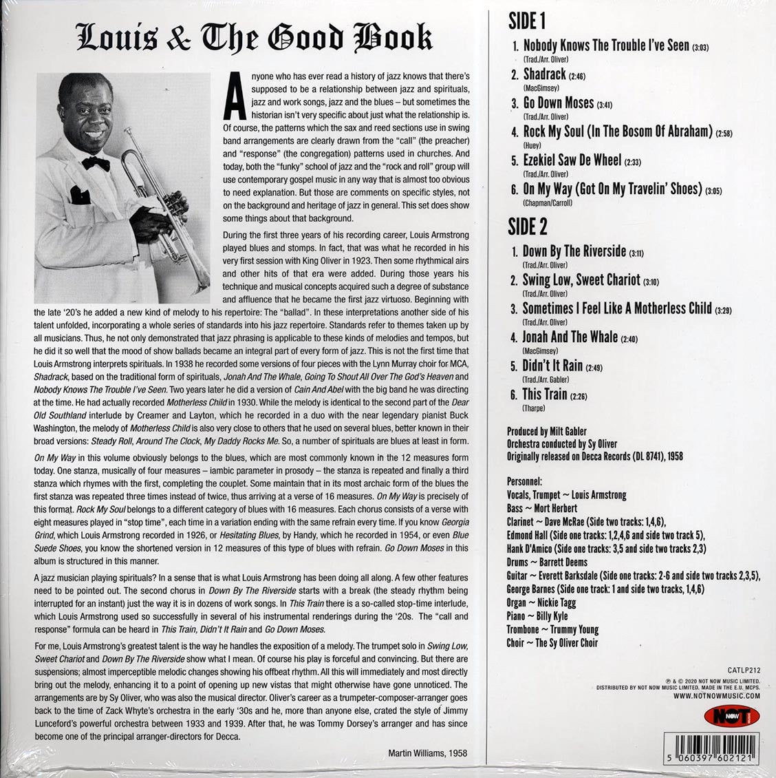 Louis Armstrong - Louis And The Good Book (180g)