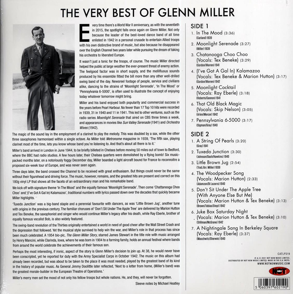 Glenn Miller - The Very Best Of Glenn Miller (180g)