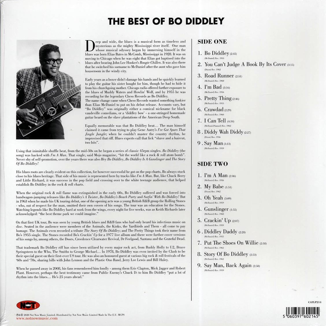 Bo Diddley - The Best Of Bo Diddley (180g)