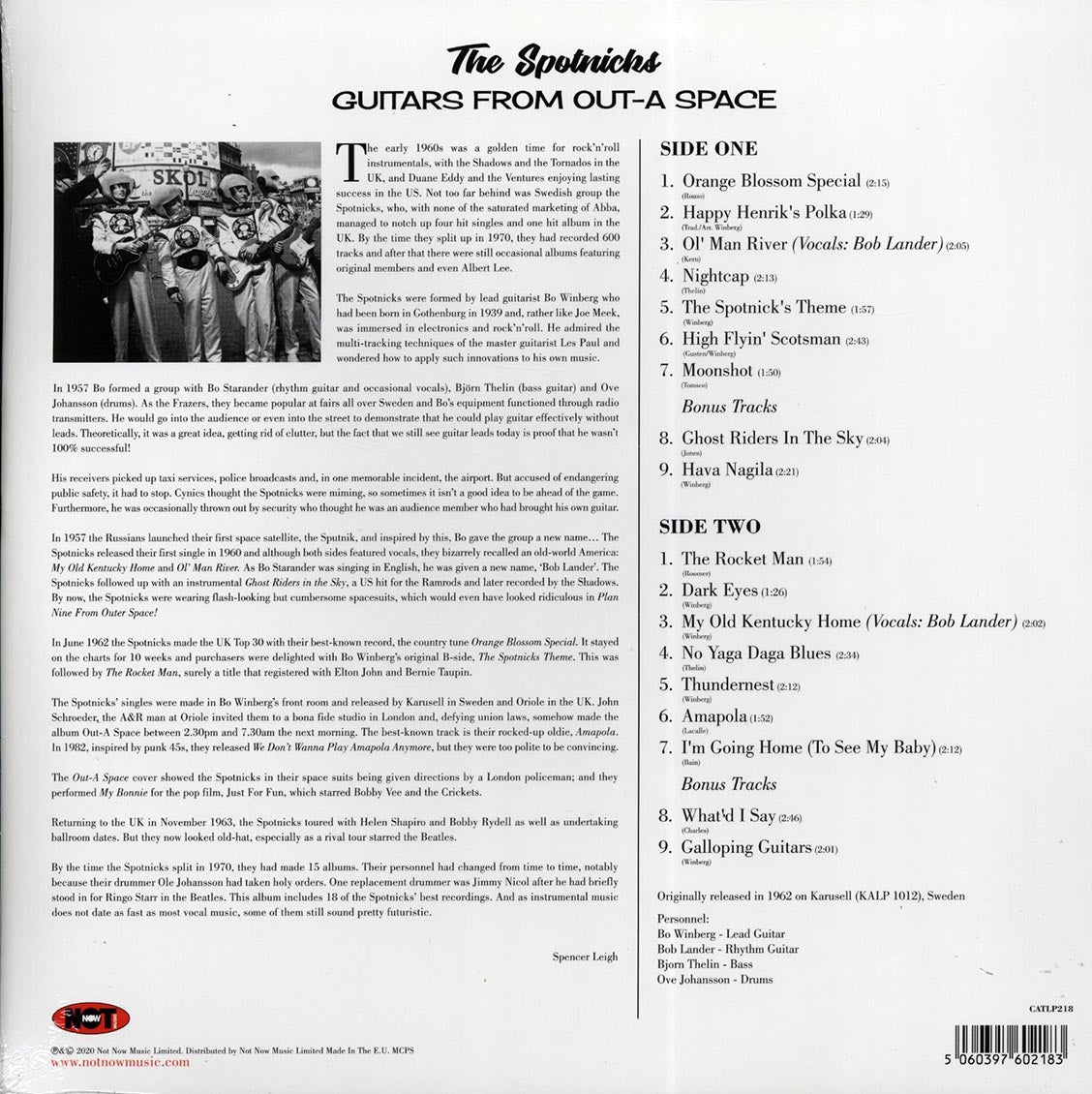 The Spotnicks - Guitars From Out-A Space (180g)