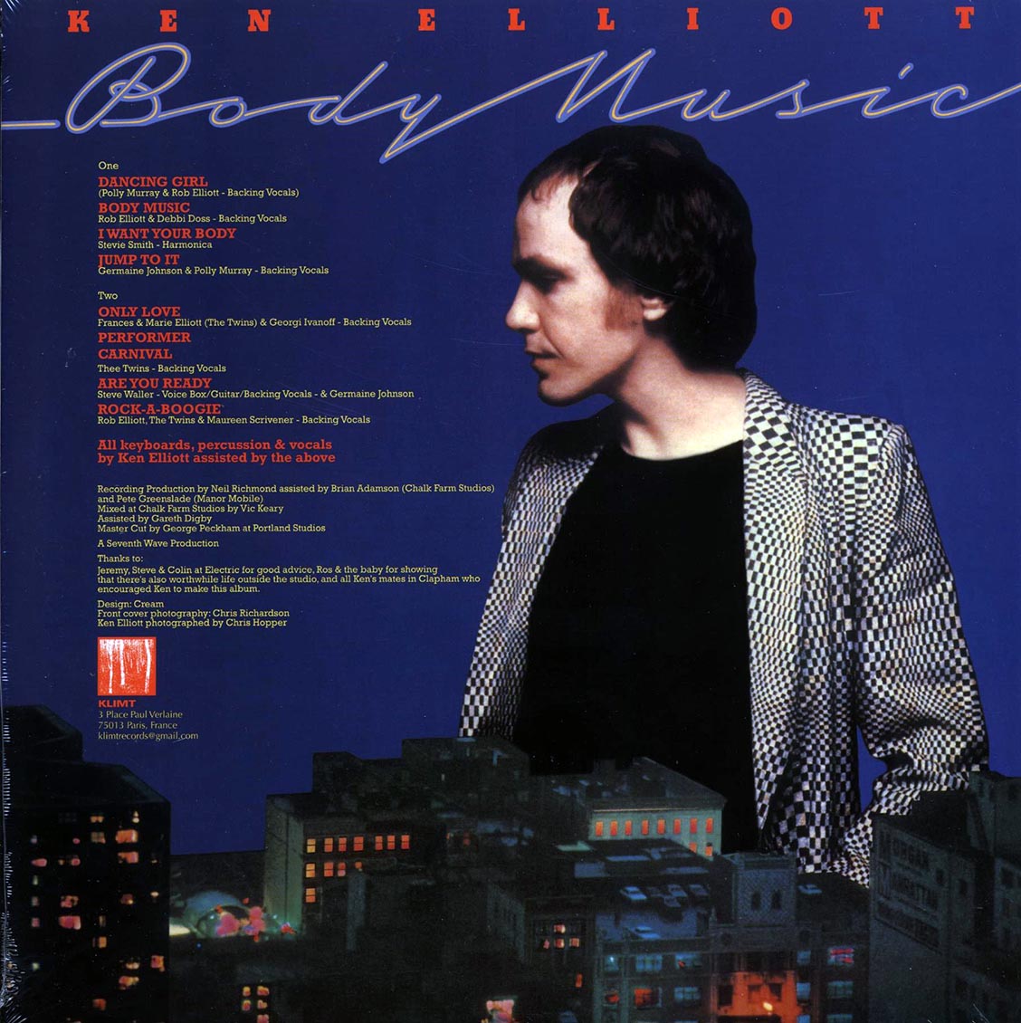 Ken Elliott - Body Music (ltd. ed.) (180g) (blue vinyl)