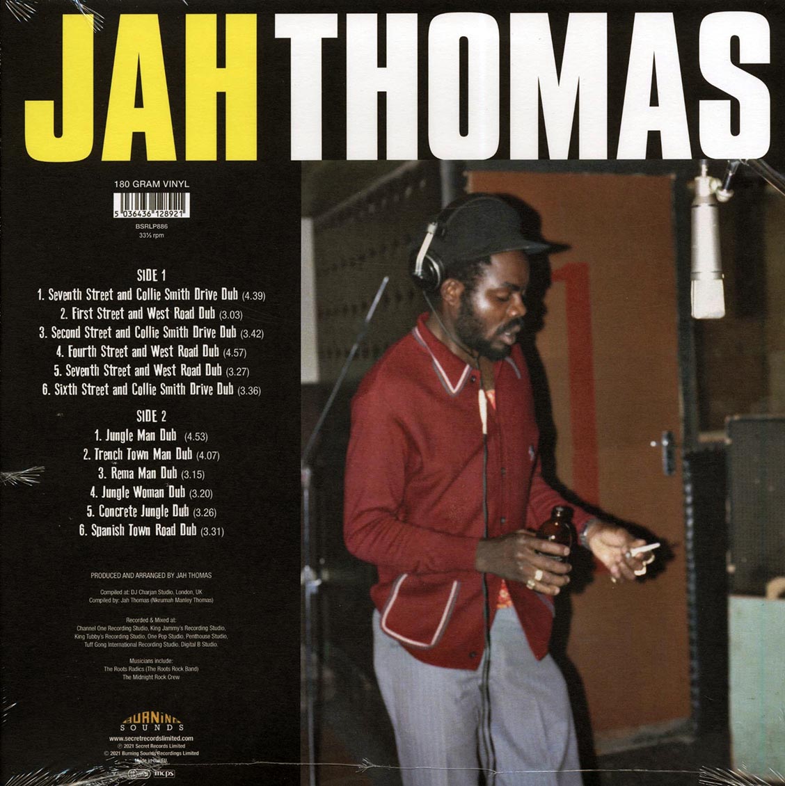 Jah Thomas - Dub Of Dubs (180g) (white vinyl)