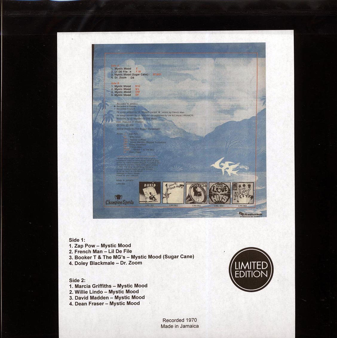 Zap Pow - Moods (Jamaica press) (plain jacket)