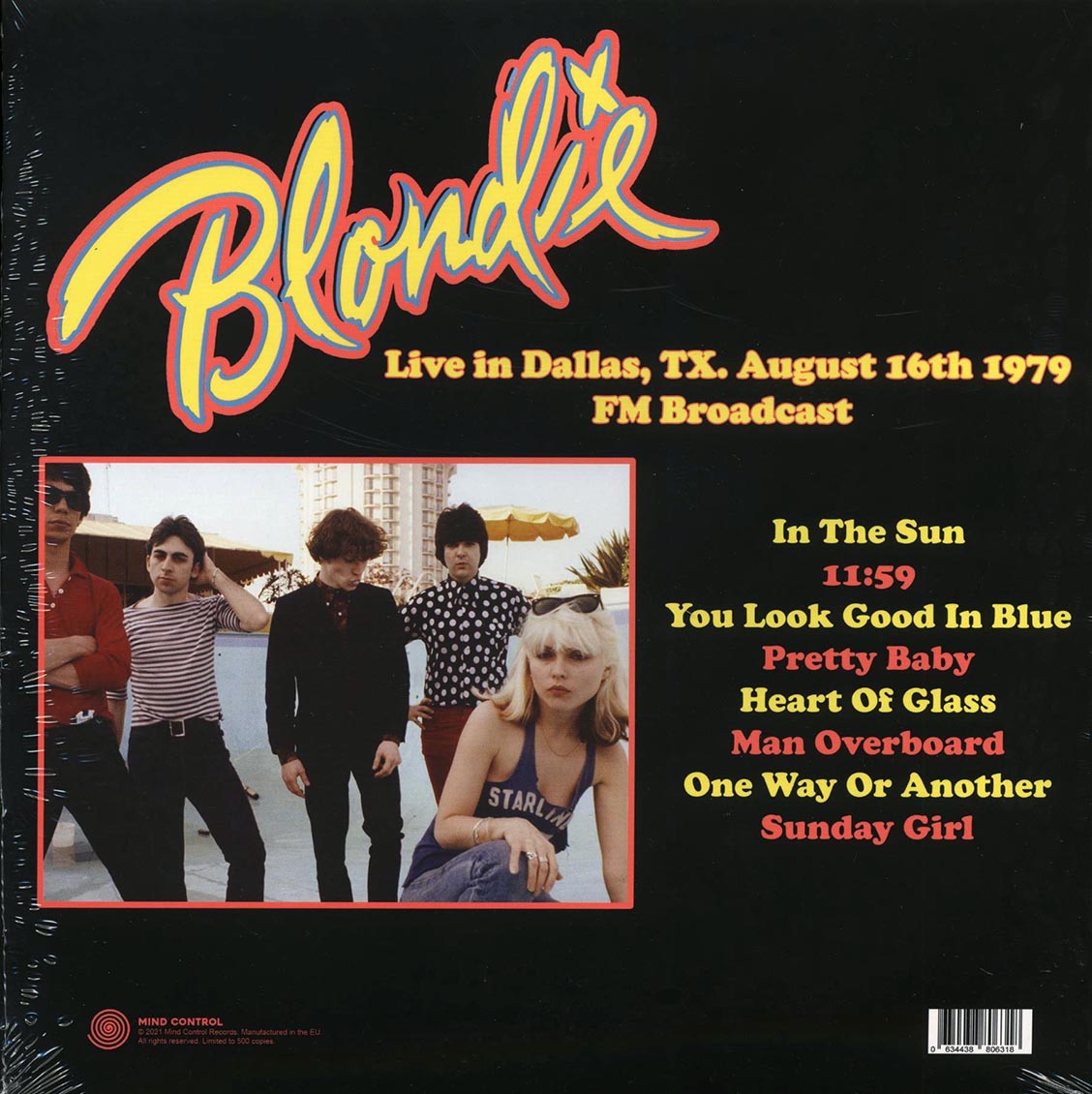 Blondie - Live In Dallas, TX August 16th 1979 FM Broadcast (ltd. 500 copies made)