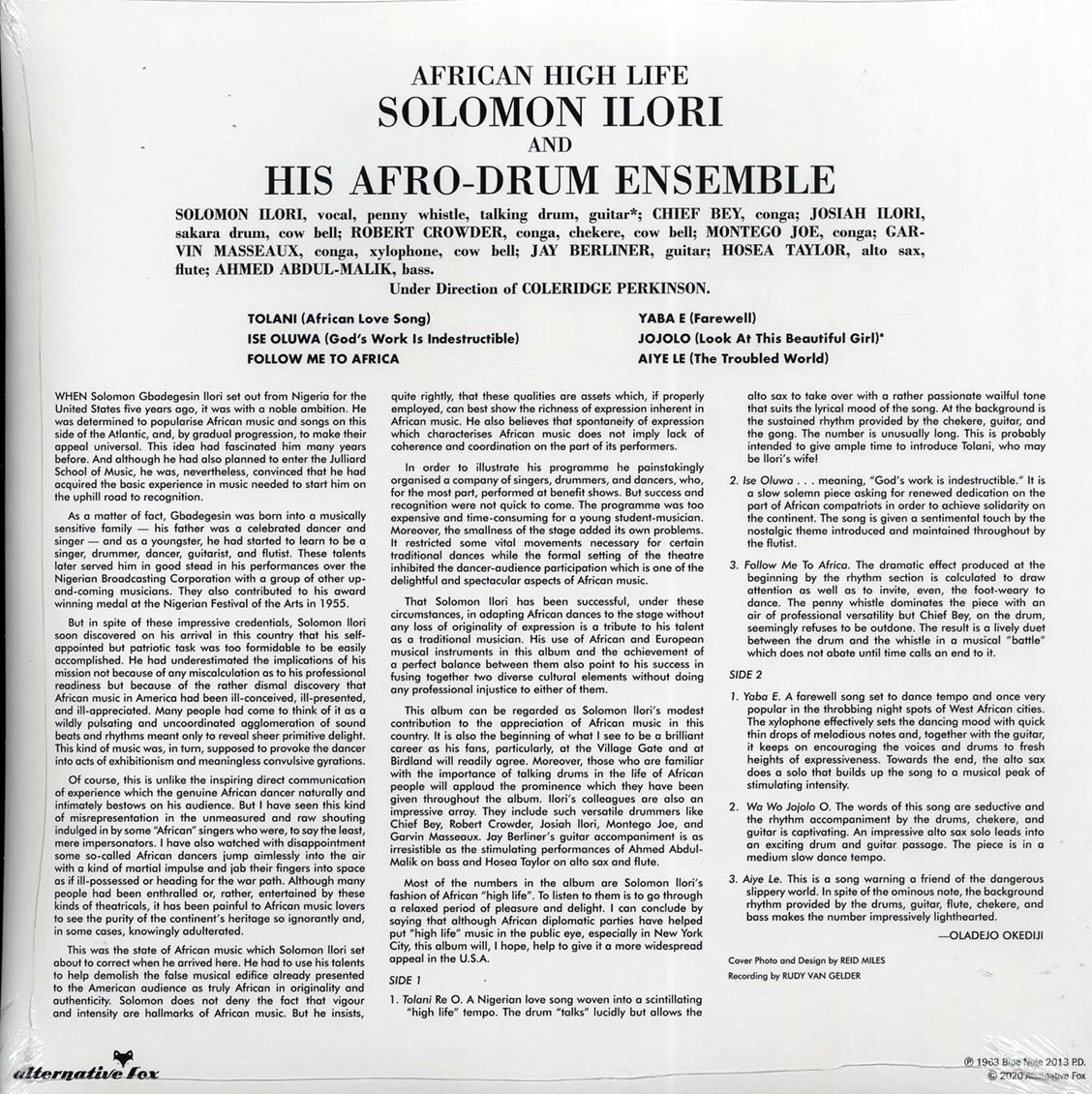 Solomon Ilori & His Afro-Drum Ensemble - African High Life