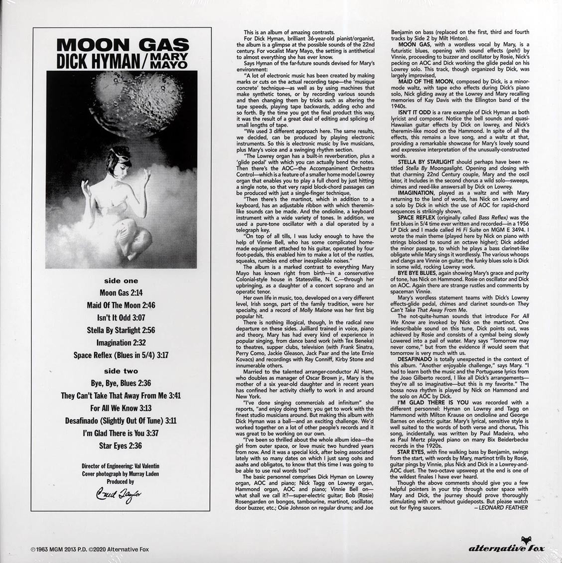 Dick Hyman, Mary Mayo - Moon Gas