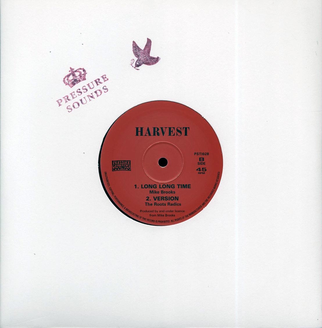 Mike Brooks - Love And Broad Highway; The Roots Radics - Version  /  Mike Brooks - Long Long Time; The Roots Radics - Version